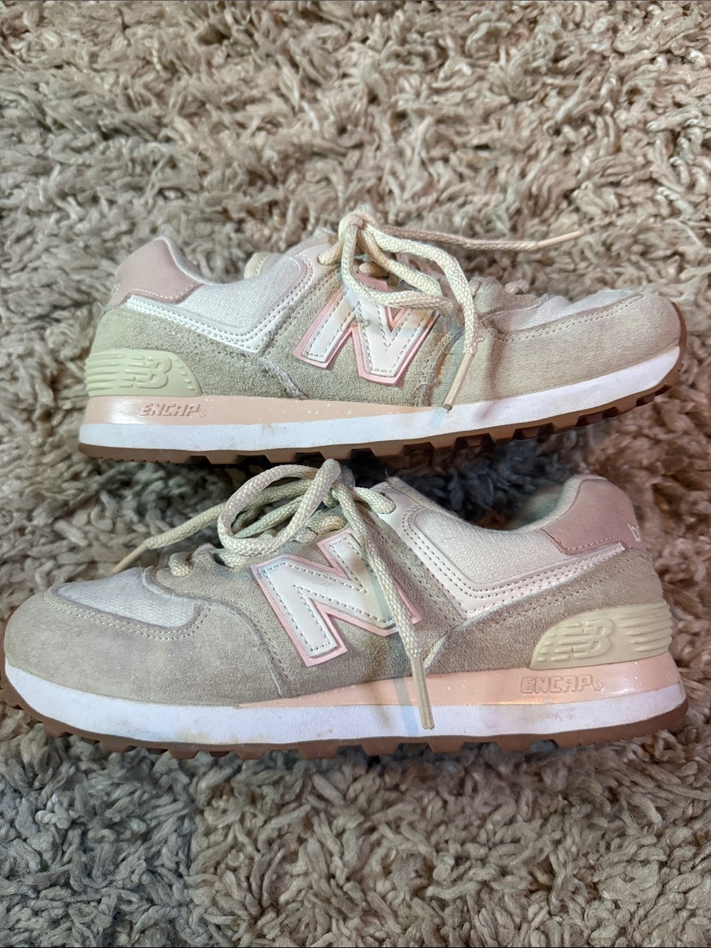 New Balance 2019 Rare 574 Turtle Dove Sneakers - Women’s US 5.5